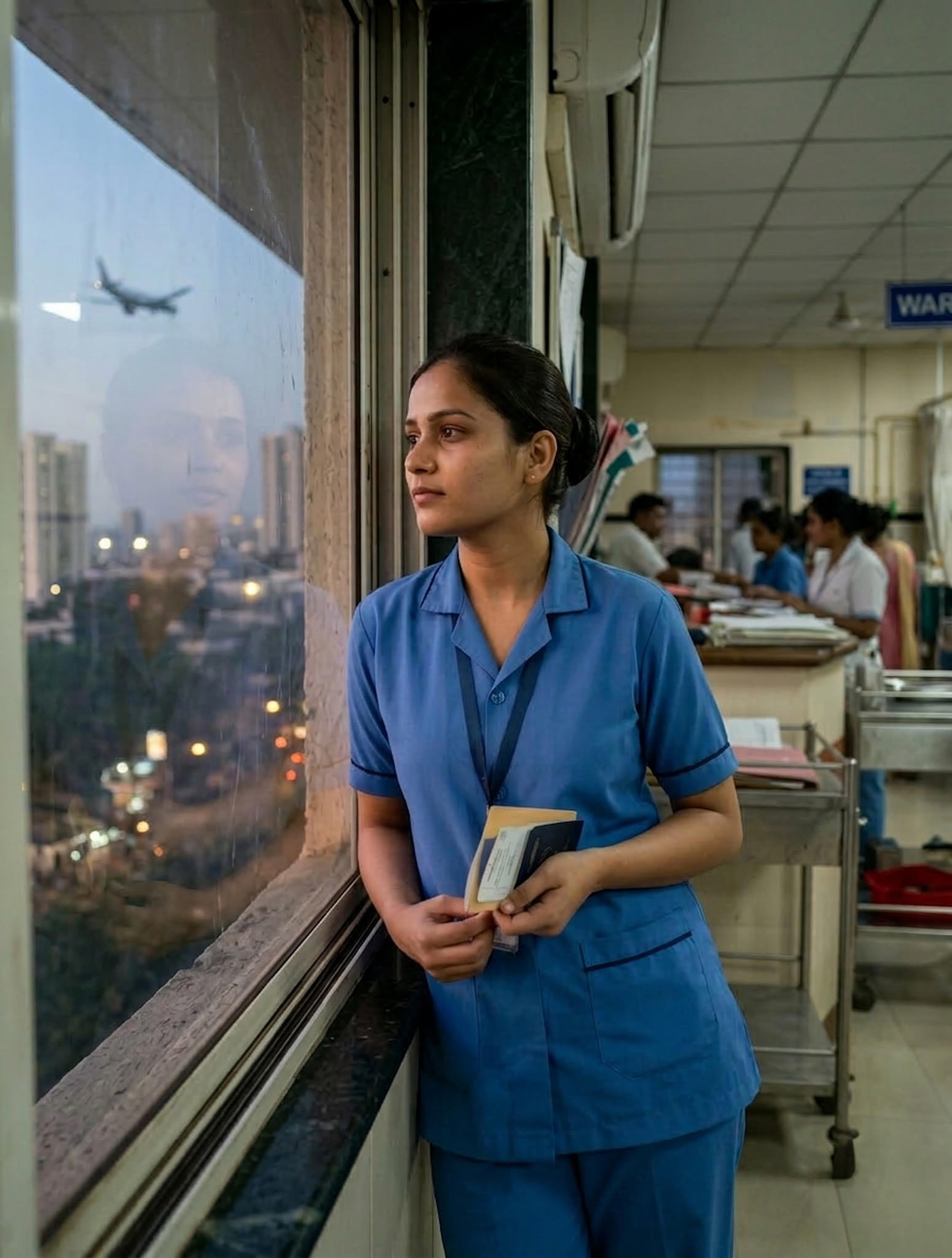 Nurse dreaming about working abroad